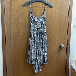 Cutout back summer dress